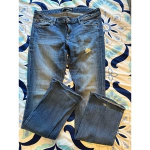 Express Women's Boot Cut Jeans - Blue